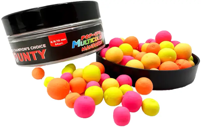 Бойлы Bounty Pop-Up Multicolor Multisize Mandarin 6/8/10mm