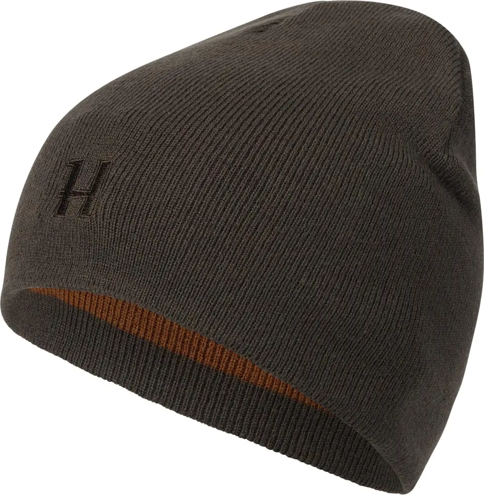 Шапка Harkila Reversible Beanie Brown