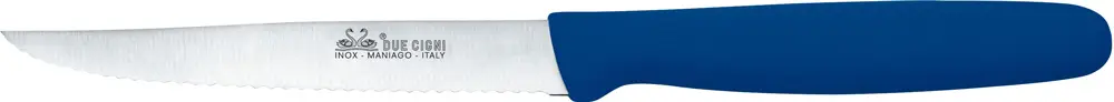 Ніж кухонний Due Cigni Pizza Knife 110 мм. колір - синій