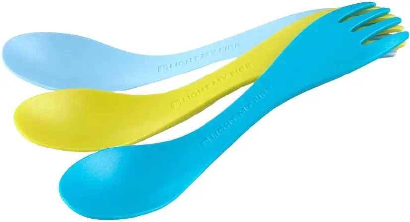 Ловилка Light my fire Spork little 3-pack pin-pack Cyan-Lime-Blue