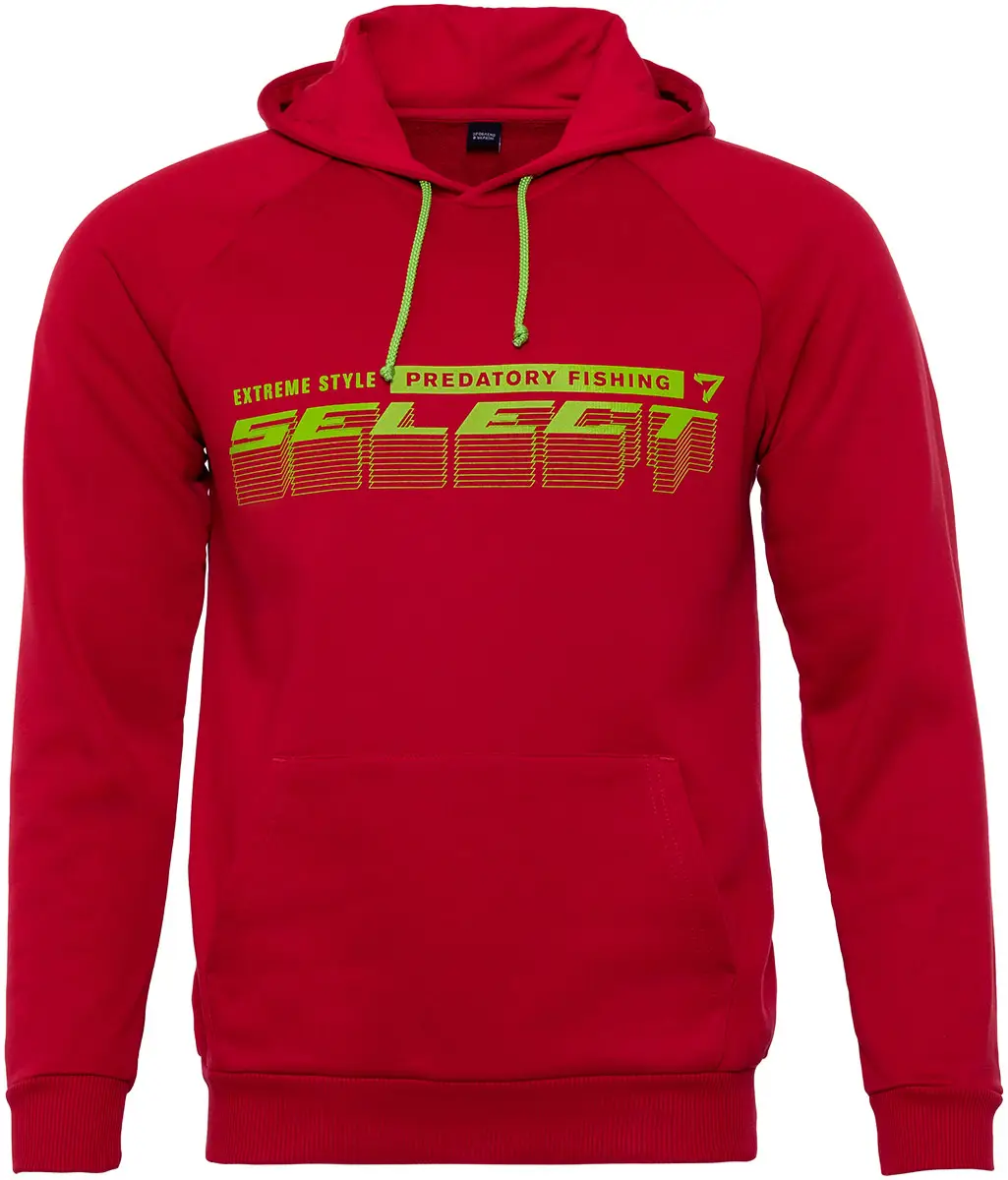 Реглан Select Hoodie Graded Logo Red Global XL Red