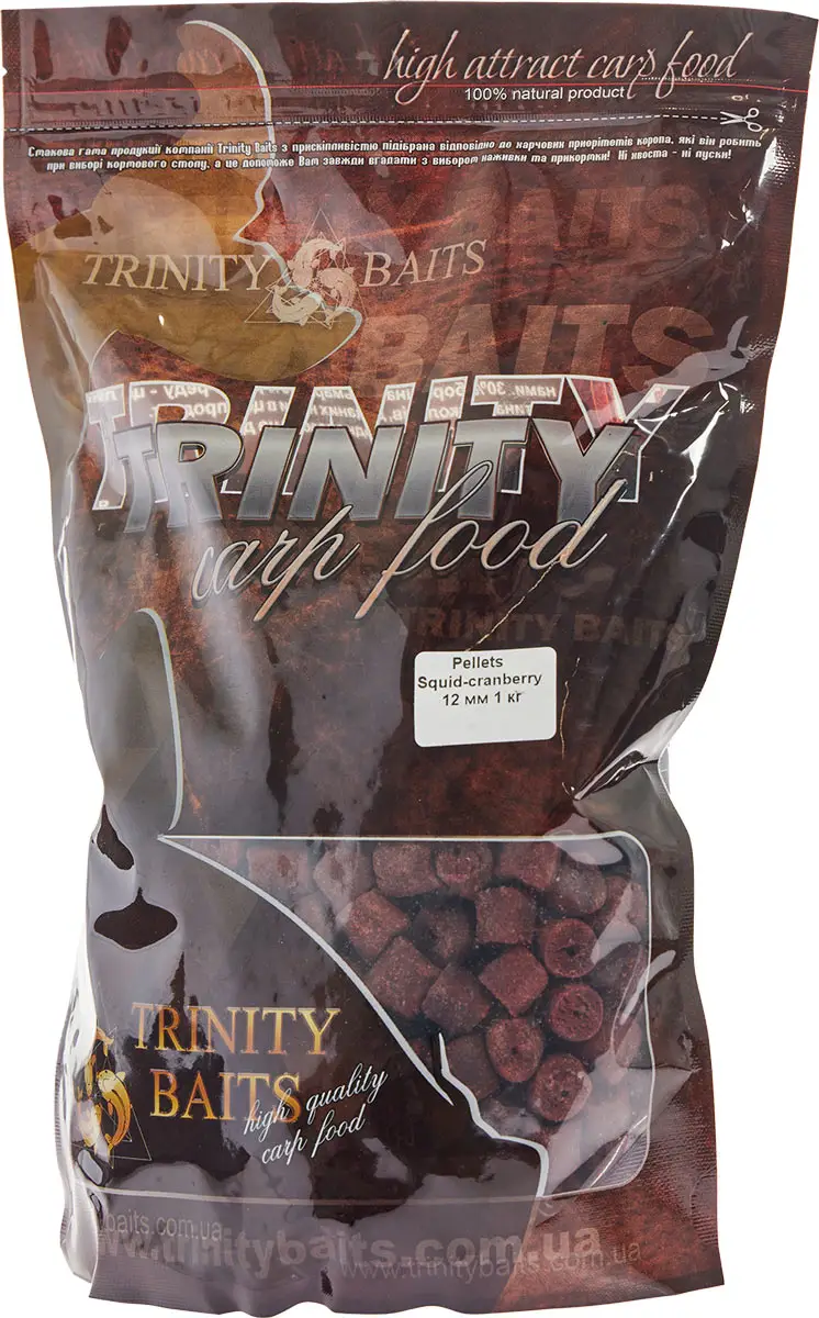 Пелети Trinity Pellets Amino Line Squid Cranberry 12mm 1kg
