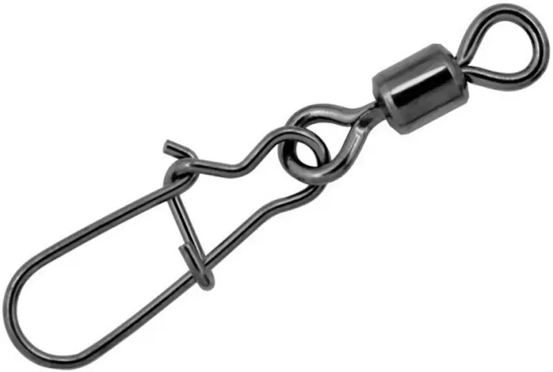 Вертлюжок с застежкой Gurza Rolling Swivel/lNice Snap BN #14 (10шт/уп)