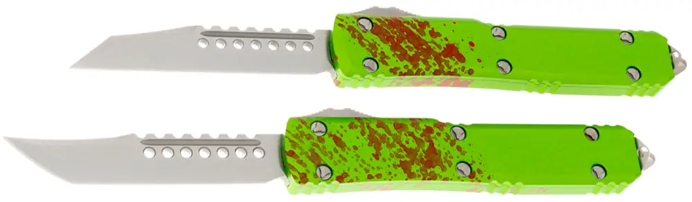 Набір ножів Microtech Ultratech Hellhound-Warhound Zombie Combo Set