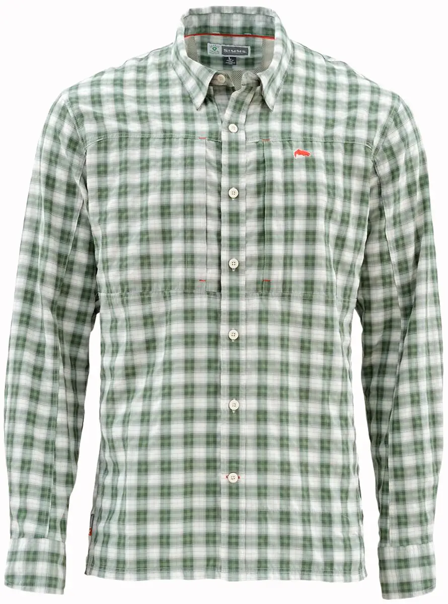 Сорочка Simms Bugstopper Shirt M Kelp Plaid