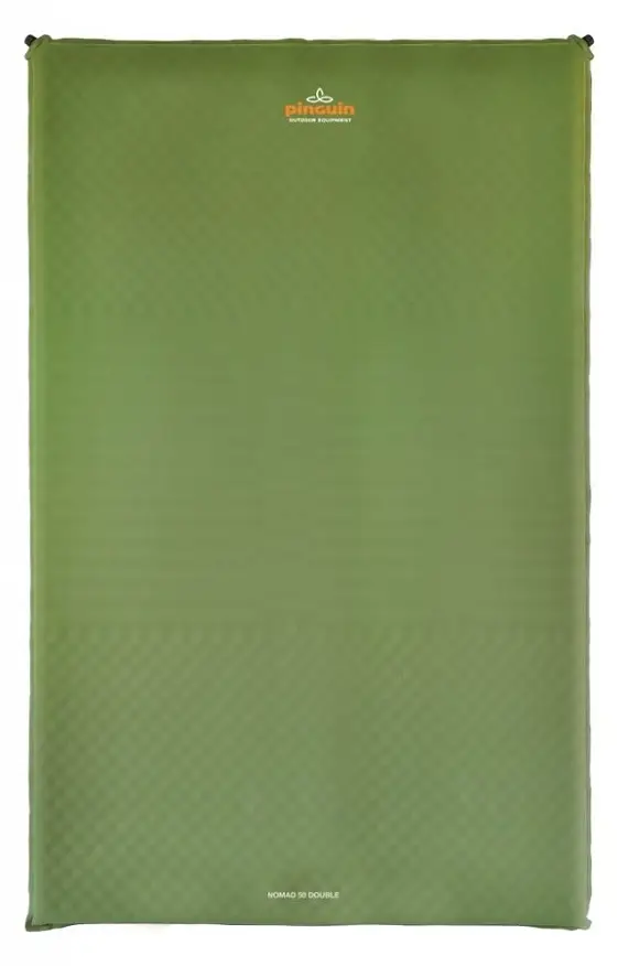 Коврик самонадувающиеся Pinguin Nomad 50 Double khaki 198х130х5