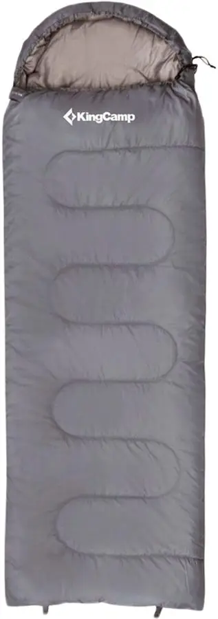 Спальний мішок KingCamp Oasis 300 R Comf +10°C / Lim +5°C / Extr -5 ° C Grey