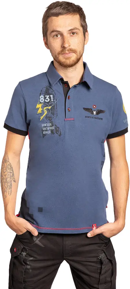 Теніска поло Aviatsiya Halychyny M 831 Бригада M к:denim