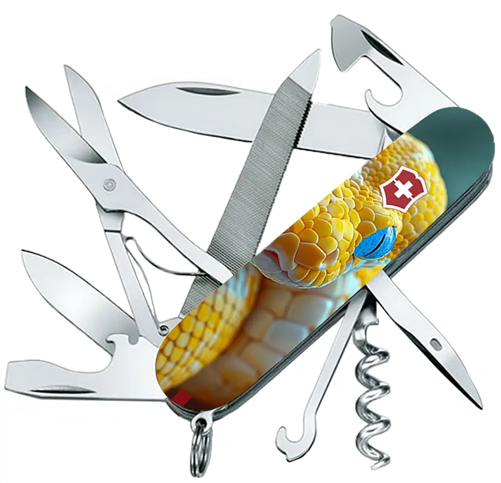 Ніж Victorinox Swiss Army Mountaineer. Змія