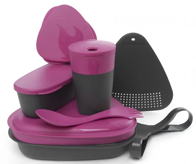 Набір посуду Light my fire LunchKit pin-pack. Fuchsia