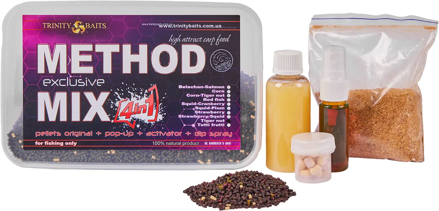 Метод Мікс Trinity Tiger Nut 4 в 1 (Pellets, Pop-Up, Aromix, Dip Spray)