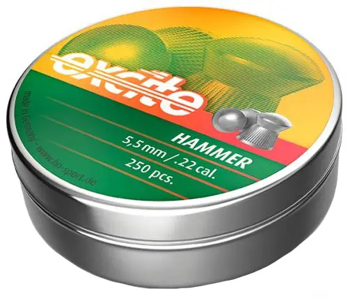 Пули пневматические H&N Excite Hammer. Кал. 5.5 мм. Вес - 0.94 г. 250 шт/уп