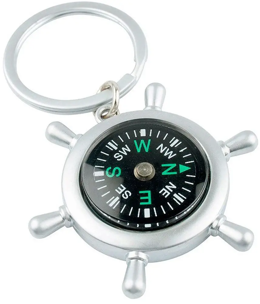 Брелок Munkees Rudder Compass Steel