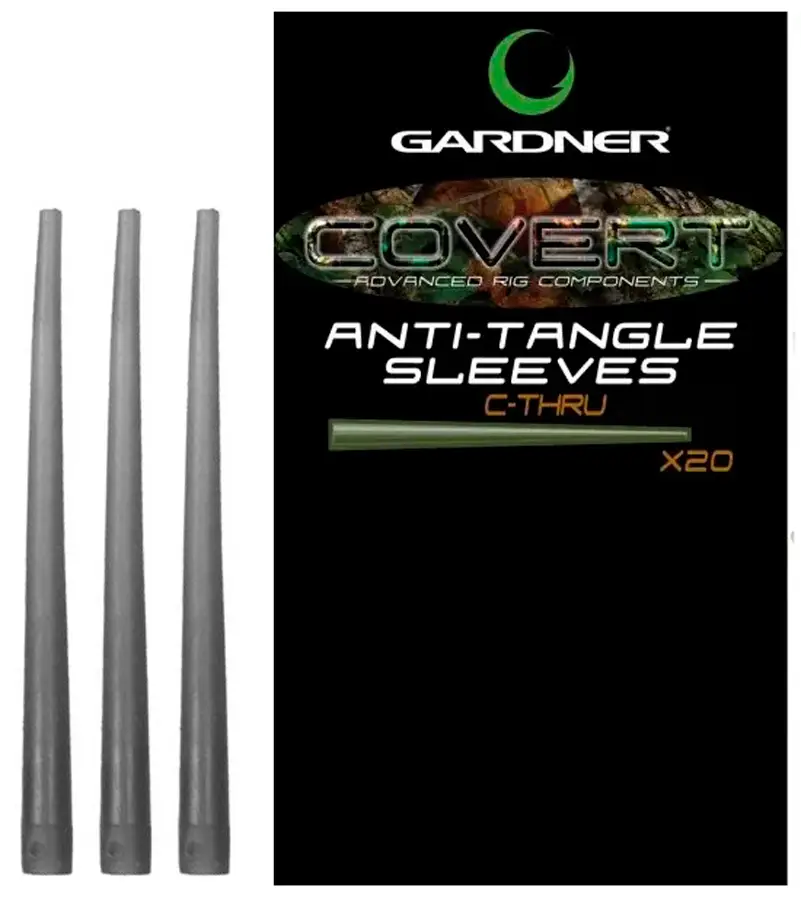 Противозакручиватель Gardner Covert Anti-Tangle Sleeves C-THRU Black/Silt