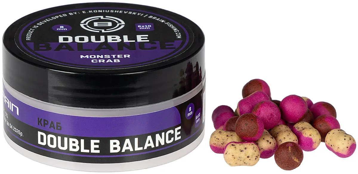 Бойли Brain Double Balance Monster Crab (краб) 08+06х10mm