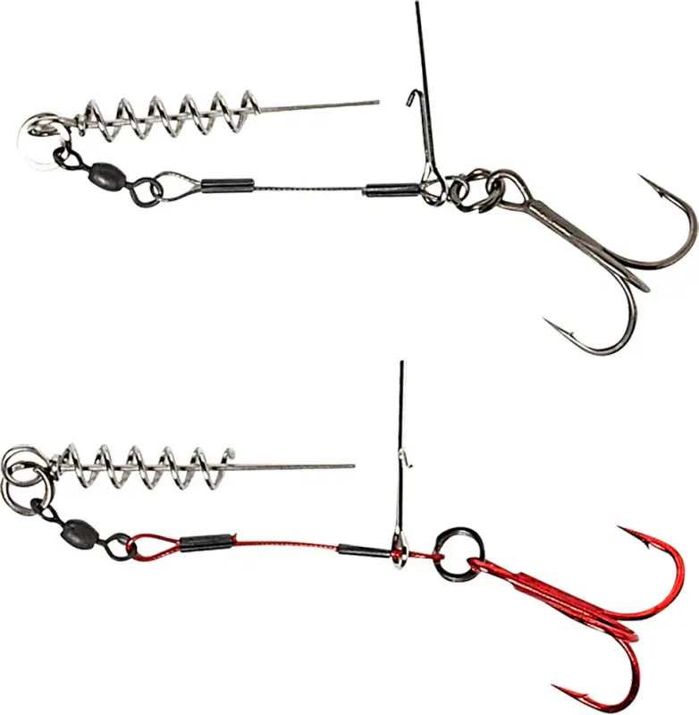 Оснащення Savage Gear Carbon49 Corkscrew Stinger #2/0 31kg (2 шт/уп.)