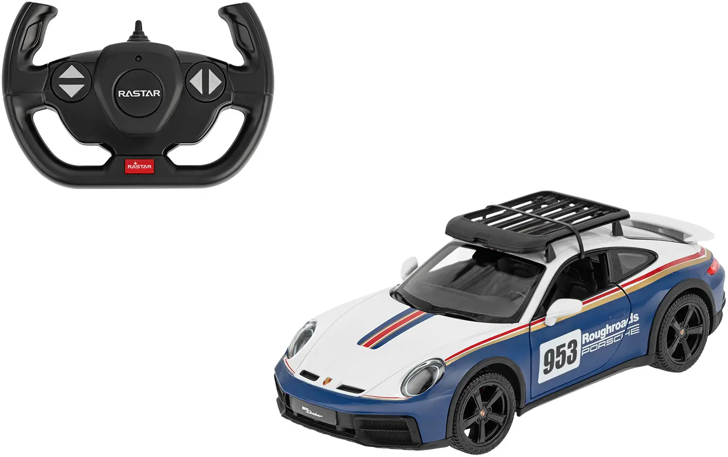 Машинка Rastar Porsche 911 Dakar Performance 1:14 Синий