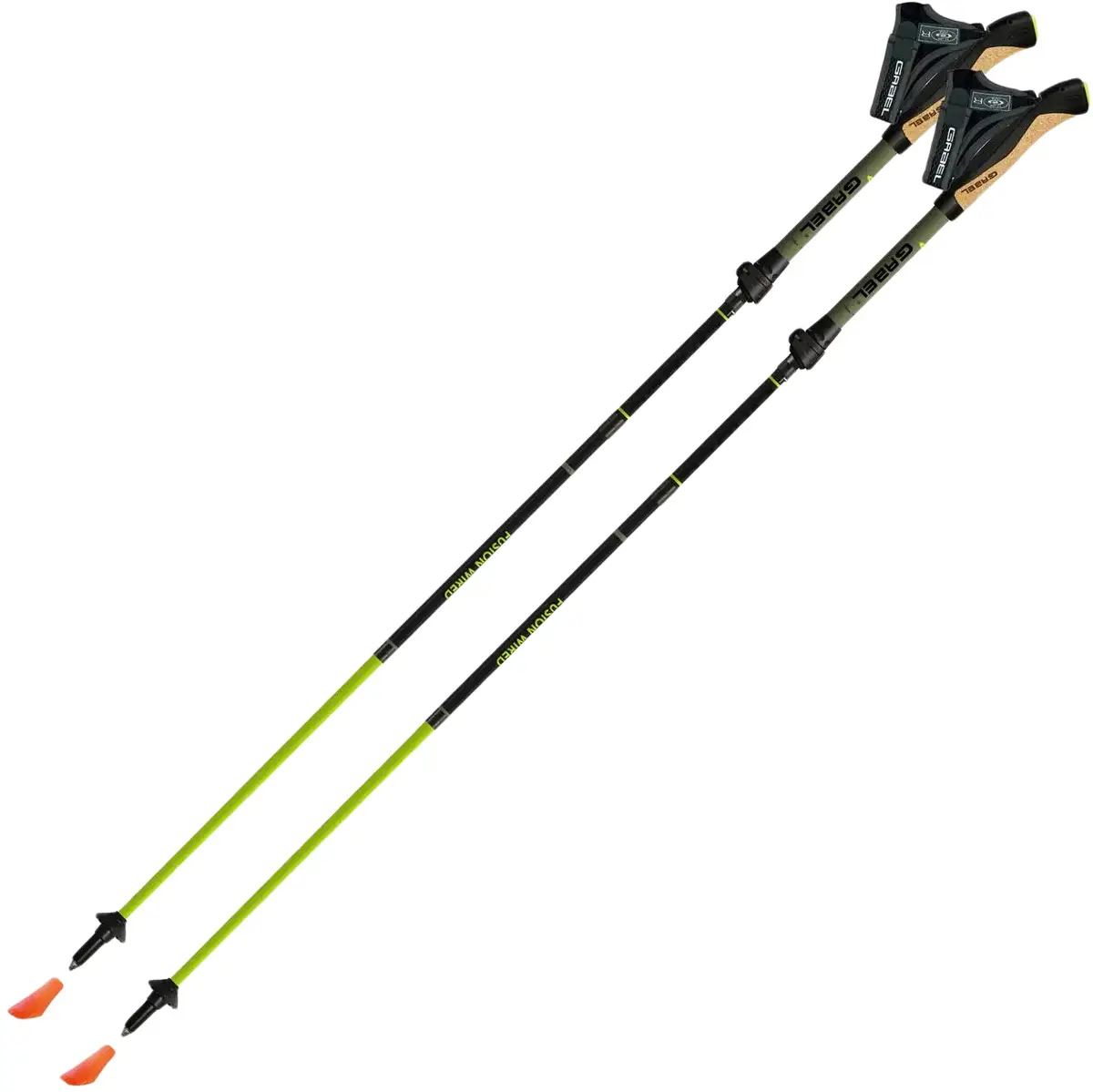 Палиці для скандинавської ходьби Gabel Fusion Wired Green