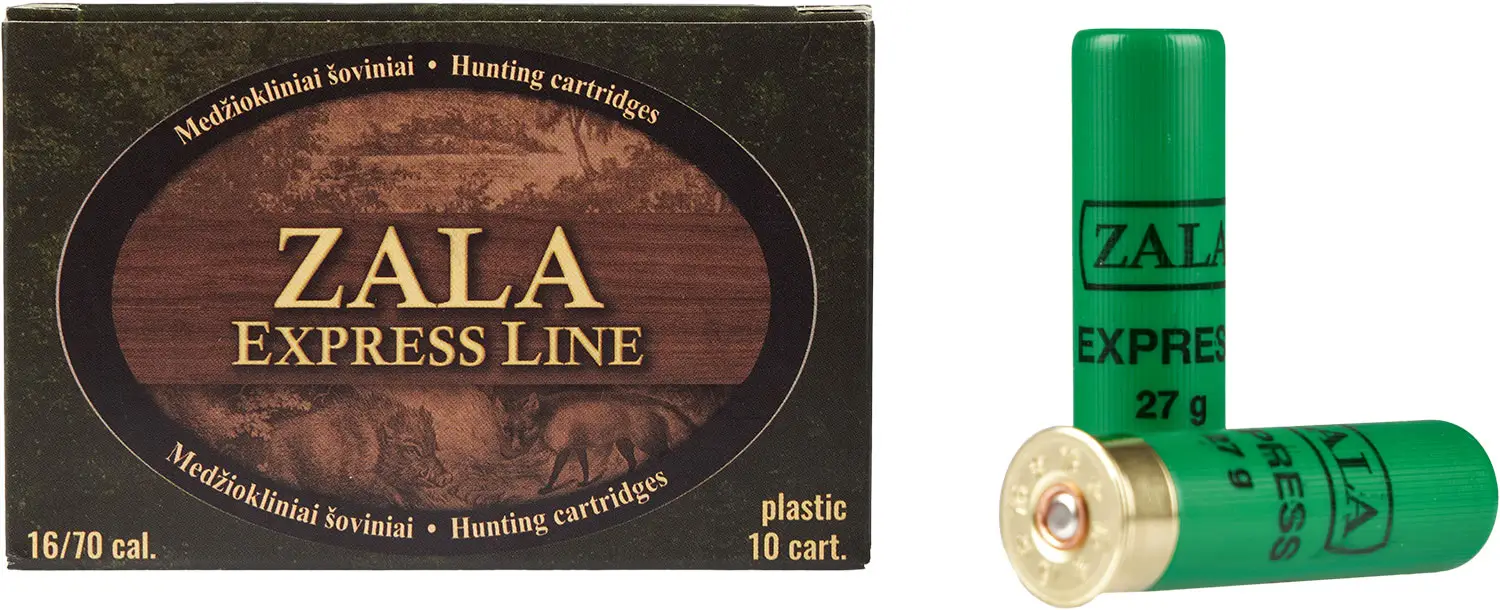 Патрон Zala Arms Express кал. 16/70 картечь (5,00 мм) навеска 27 г