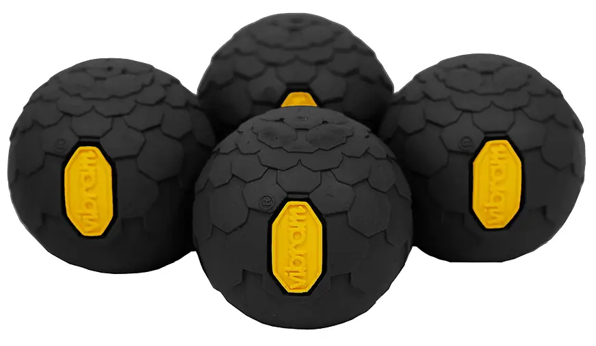 Комплект опор для крісел Helinox Vibram Ball Feet кулькові ніжки 45мм, 4шт Black
