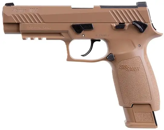 Пистолет пневматический Sig Sauer Air P320 Blowback M17 Coyote Tan кал. 4.5 мм
