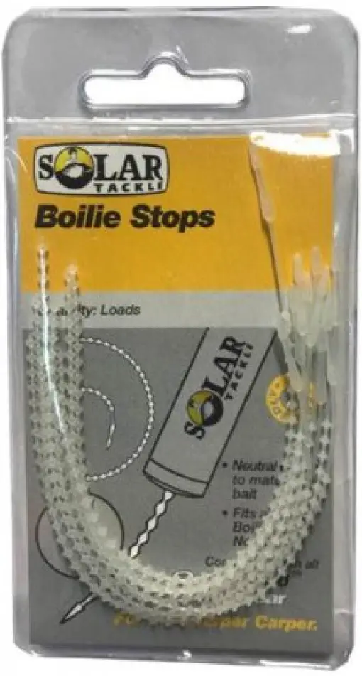 Стопоры для бойлов Solar Tackle Boilie Stops Natural