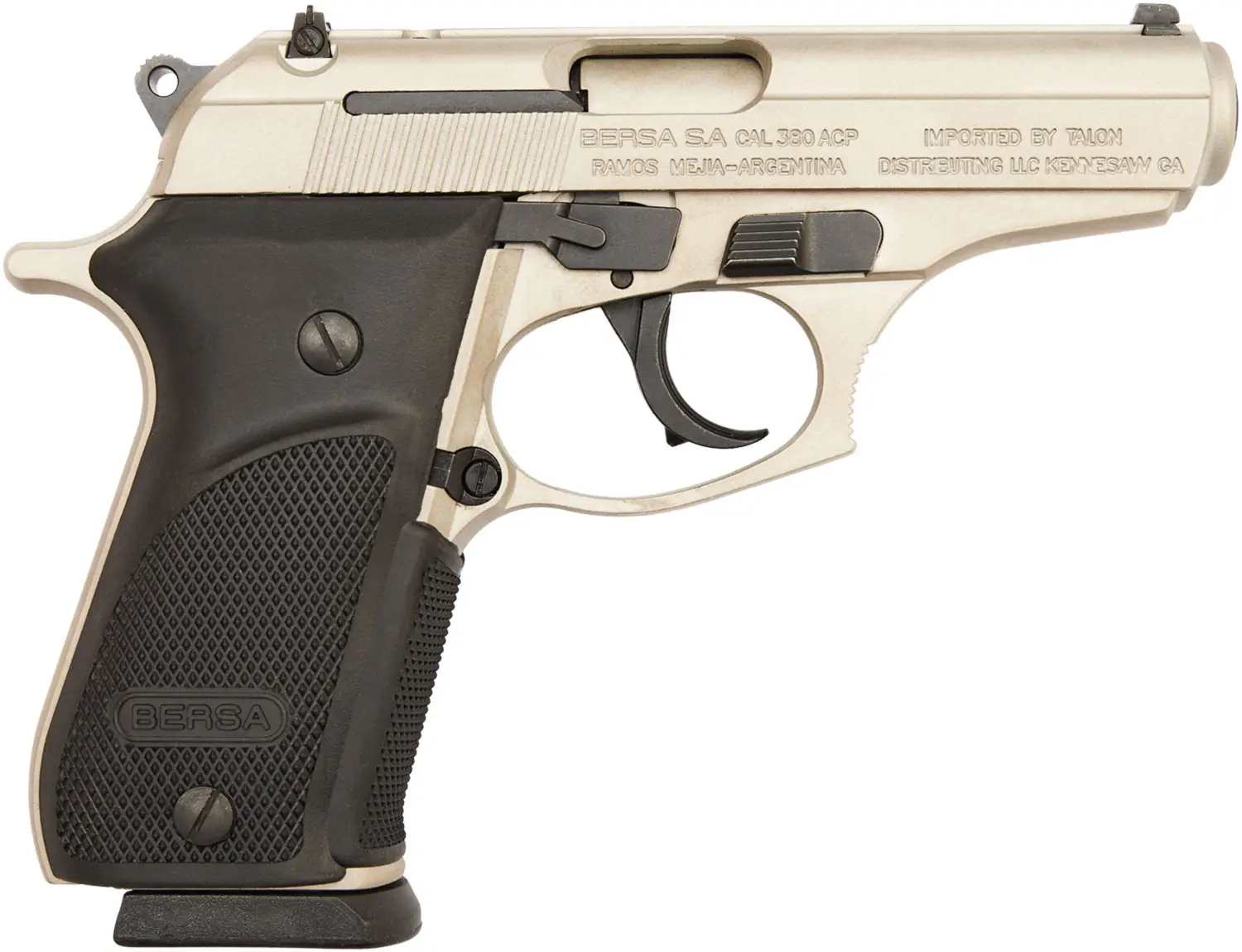 Пистолет спортивный Bersa Thunder 380 Plus Cerakote Nickel кал. 380 ACP