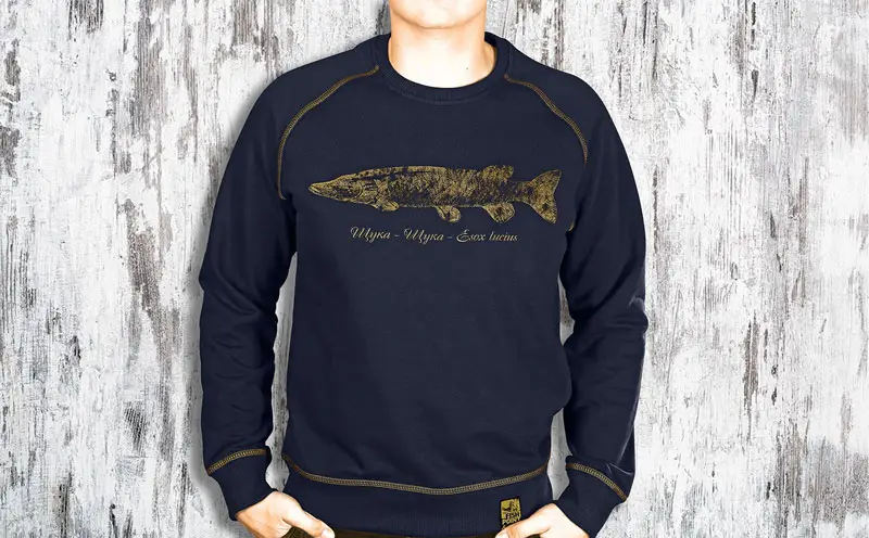 Свитшот Fish-Point "Щука" XL Синий