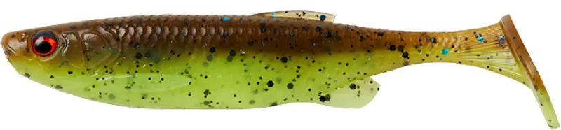 Силикон Savage Gear Fat Minnow T-Tail 75mm 5.0g Chartreuse Pumpkin (поштучно)