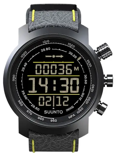 Годинник Suunto ELEMENTUM TERRA N black/yellow/ leather