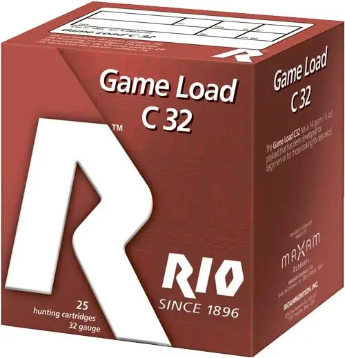Патрон RIO Game Load C32 кал. 32/65 дробь №9 (2 мм) навеска 14 г