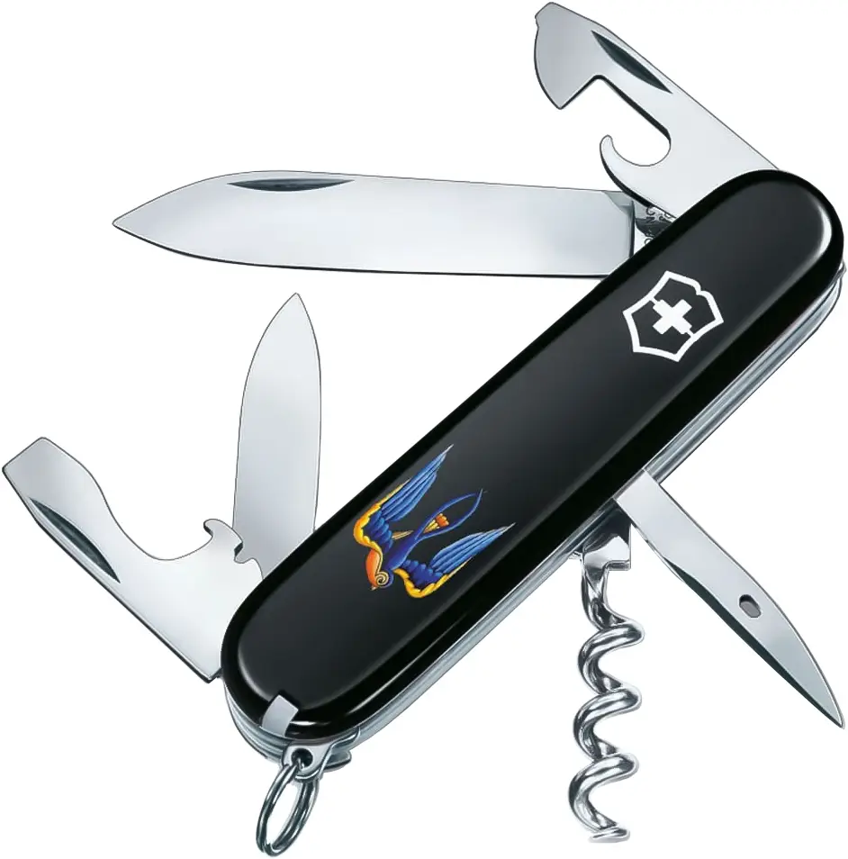 Ніж Victorinox Spartan Ukraine 1.3603.3_T1230u. Тризуб-Ластівка