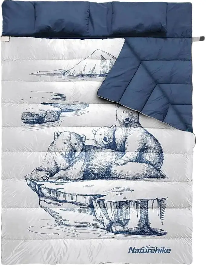 Спальний мішок Naturehike NH21MSD06 Double with Pillows