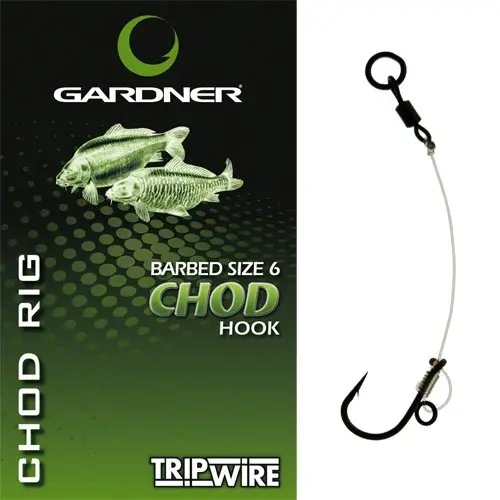 Оснастка карповая Gardner CARP LINKS CHOD RIG BARBED SIZE 6
