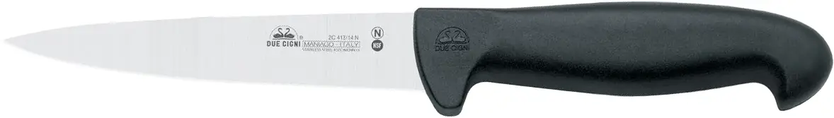 Нож кухонный Due Cigni Professional Boning Knife 413 140 мм black