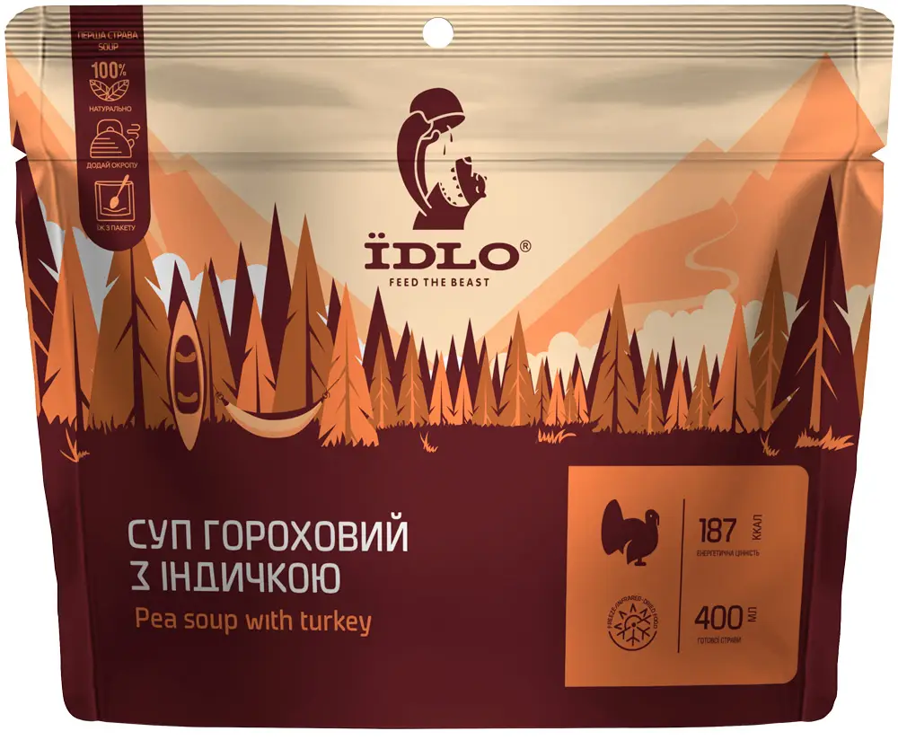 Суп ЇDLO гороховий з індичкою