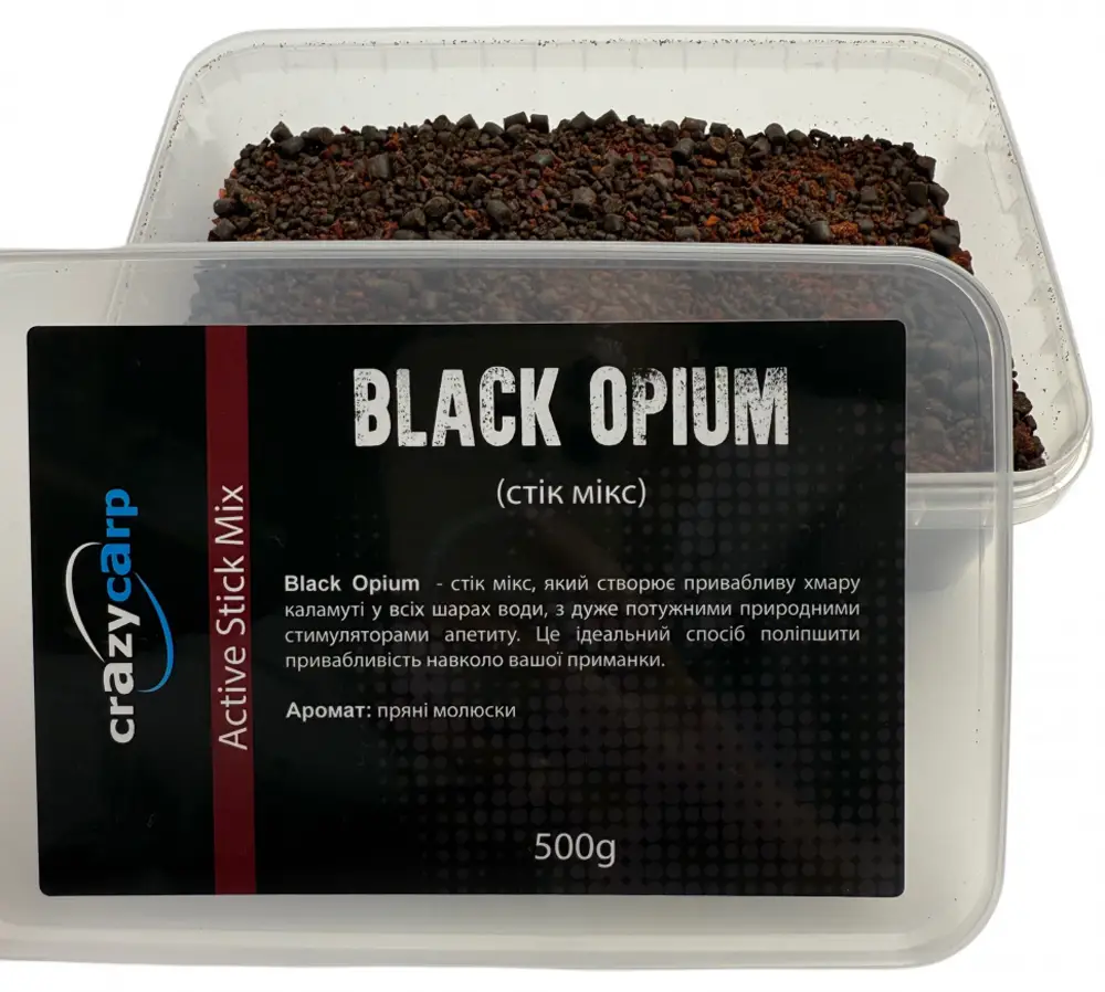 Стік мікс Crazy Carp Stick Mix Black Opium 500г