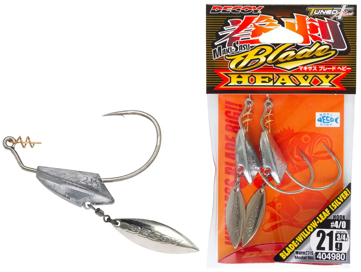 Монтаж Decoy Worm231S Makisasu Blade Heavy #2/0-14.0g (2шт/уп)