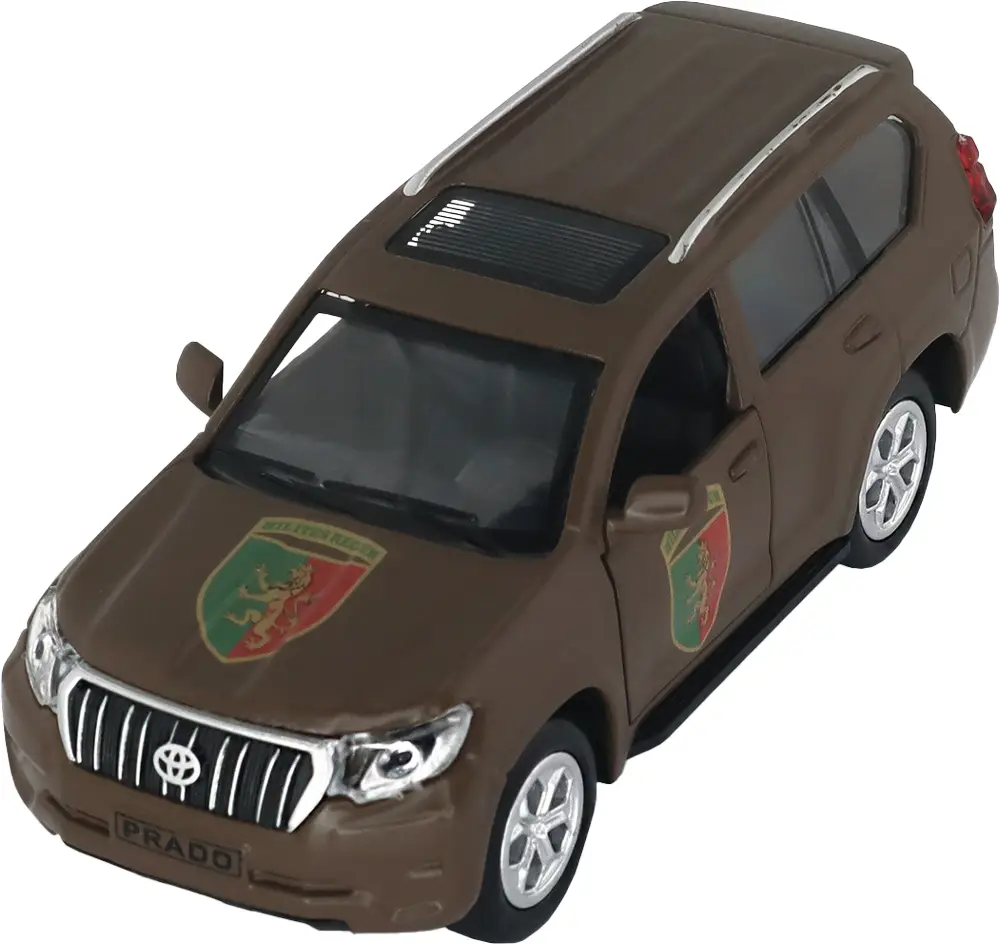 Машинка TechnoDrive серии Шевроны Героев TOYOTA PRADO "24 ОМБр"
