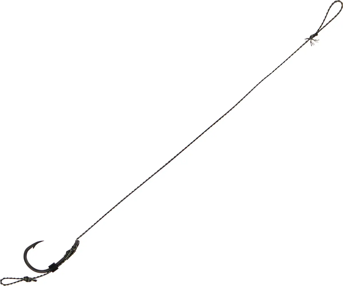 Поводок карповый OrbitalX Method Hair Rig Wide Gape Camo #10 20lb 10cm (5шт/уп)