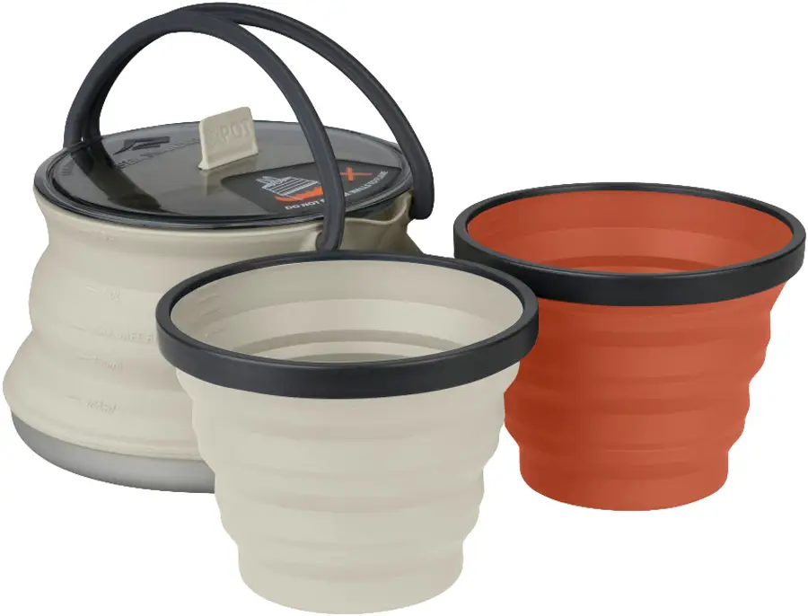 Набір посуду Sea To Summit X-Set 11 (1чайник + 2стакана) Sand