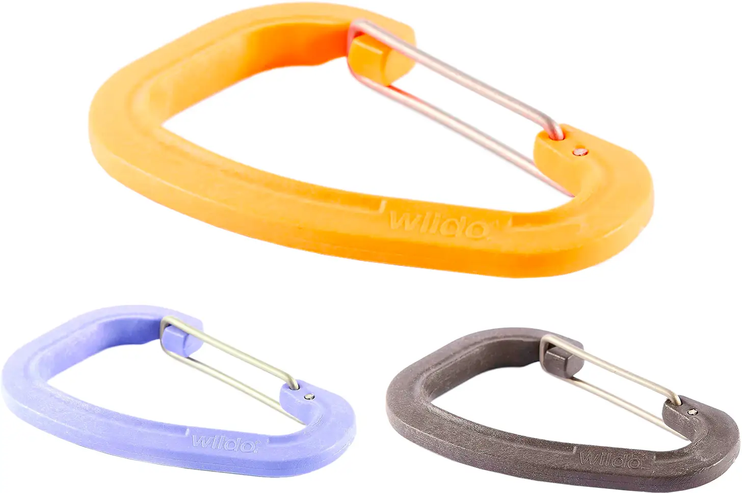Карабін Wildo Accessory Carabiner Set Orange/Blueberry/Dark Grey