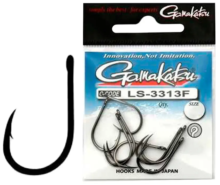 Гачок Gamakatsu LS-3313F N/L №02 (14шт/уп) к:black