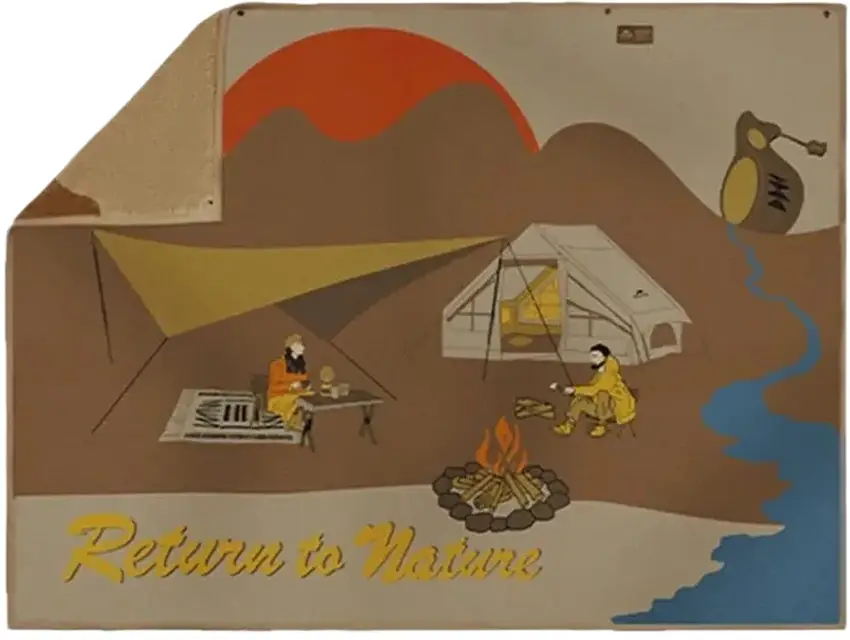 Ковдра Naturehike CNH22JU017 з малюнком Sand