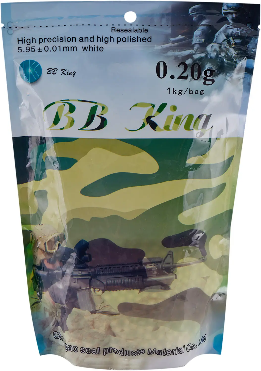 Страйкбольные шарики BB King Normal 6 мм 0,20 г 1 кг/уп