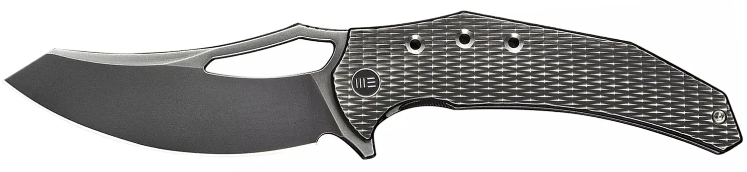 Ніж WE Knife Epaulette M390 Diamond Paterned Polished Gray