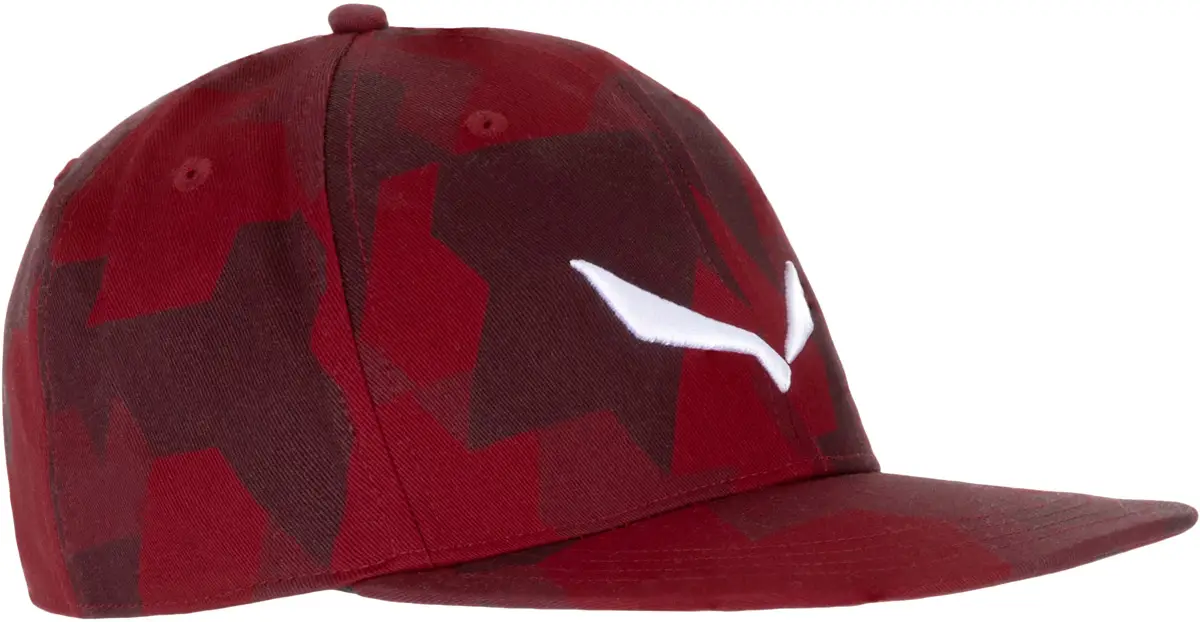 Кепка Salewa Puez Camou Flat Cap Syrah