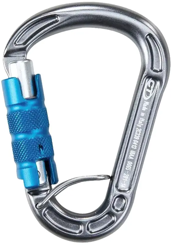 Карабин Climbing Technology Concept TG Grey Anodized-Blue Screw