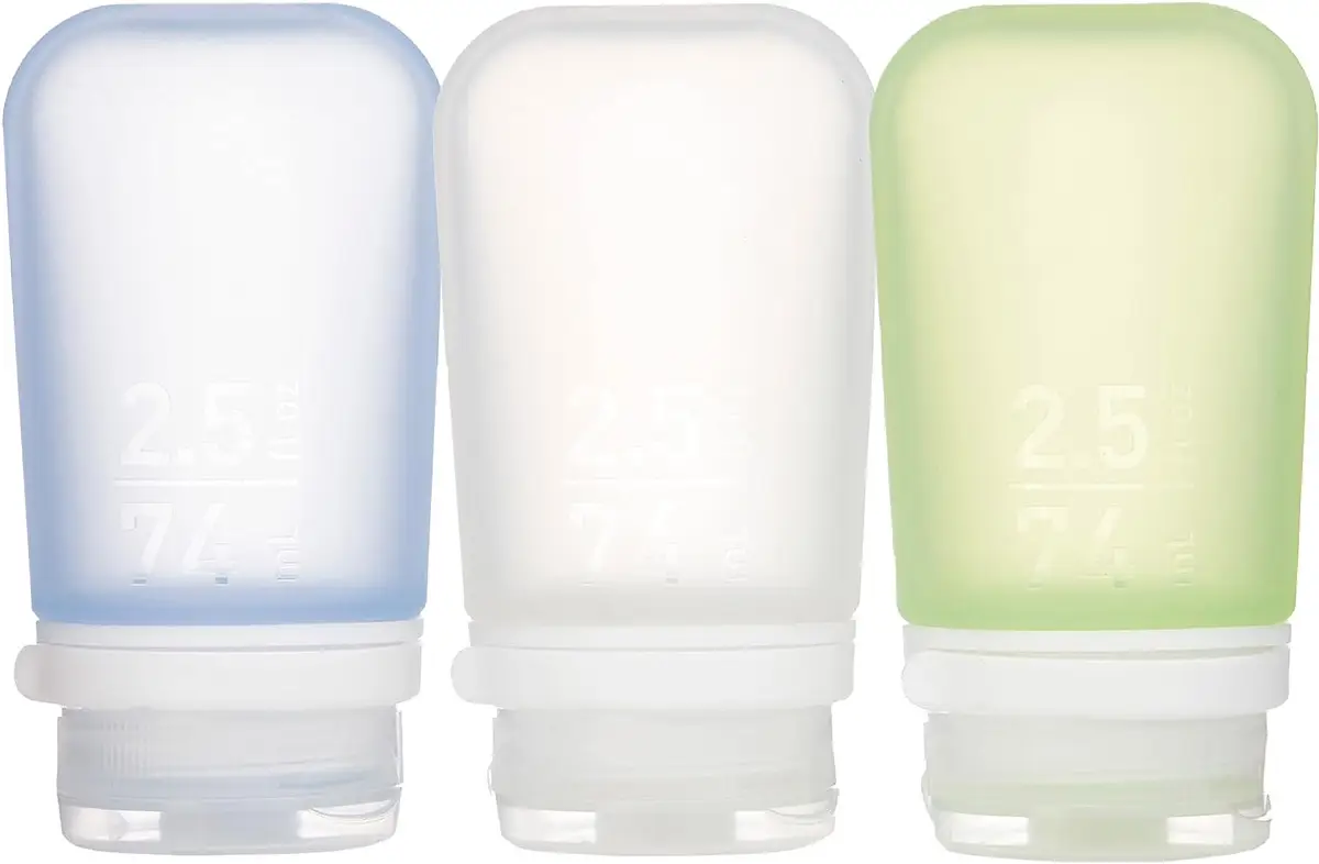 Набор емкостей Humangear GoToob+ 3-Pack Medium Clear/Green/Blue