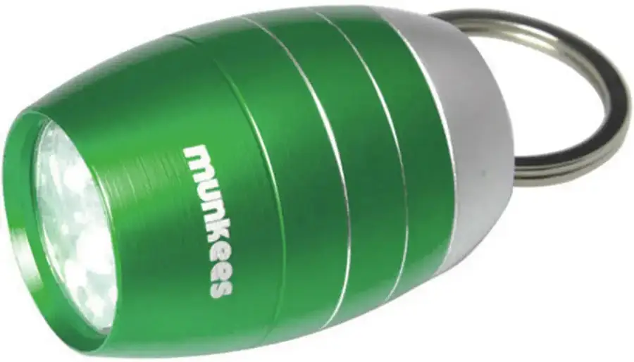 Ліхтар-брелок Munkees Cask shape 6-LED Light Grass green